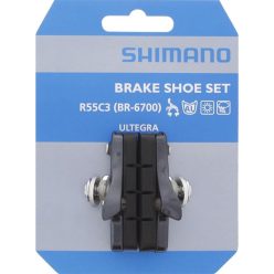   Shimano Fékpofa Országúti Kerékpárhoz Br6700-G (R55C3) Betétes, Párban (Glossy Grey Szürke)