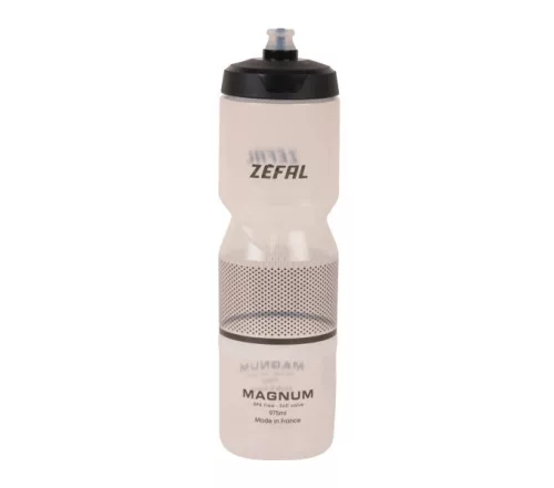 Kerékpár Kulacs Zefal Magnum - 1000Ml Menetes Kupak Átlátszó/Fekete 105G