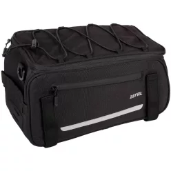   Kerékpár Táska Zefal Z Traveler 40 Csomagtartóra 9L Fekete Esővédővel Hordozható