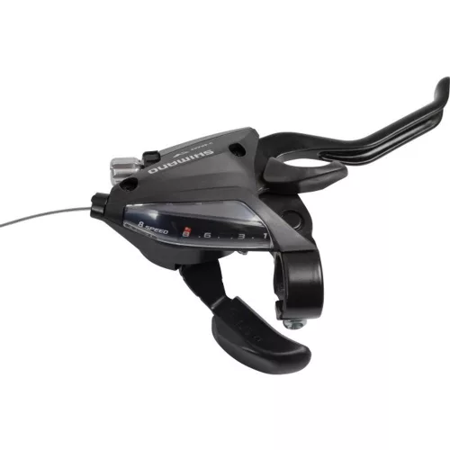 Shimano Fékváltókar Kerékpárra Jobb Altus 8-as Ez-Fire Fekete 2-Ujjas V-Fékhez