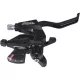 Shimano Fékváltókar Kerékpárra Bal Altus 3-as Rapidfire Fekete 2-Ujjas V-Fékhez