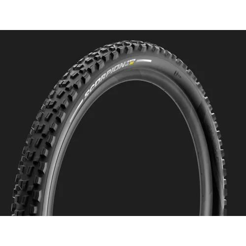 Kerékpár Külső Gumi Pirelli Scorpion™ E-Mtb M Clasic 29" X 2,6 (65-622) Tubeless Ready(Belső Nélküli) Fold., Defektvédelem: Hyperwall™ Fekete/Beige