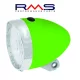 Lámpa Kerékpárra Rms Első Retro Elemes 3 Led N