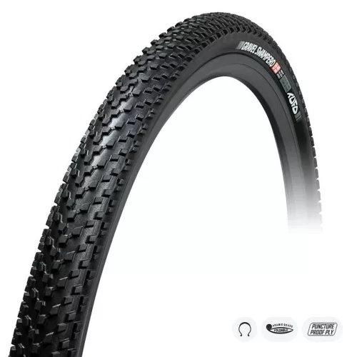 Kerékpár Külső Gumi Tufo Gravel Swampero Fekete, Tubeless 36-622(700X36C), 390Gr. 2-5 Bar (30-70 P.S.I.) - Szövetsűrűség: 210 / 375 Tp
