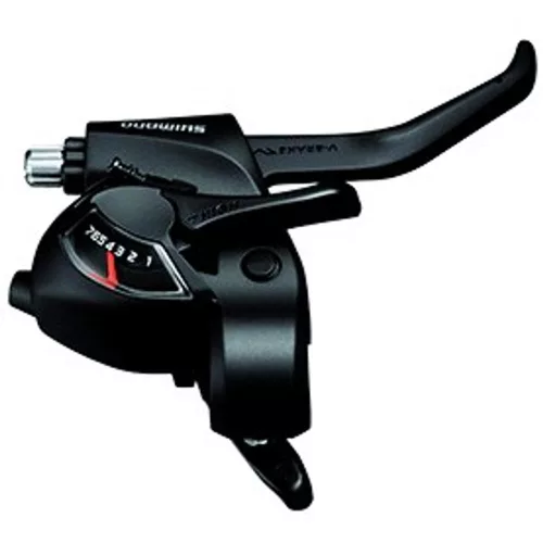 Shimano Fékváltókar Kerékpárra Bal Tx 3-as Ez-Fire Fekete 2-Ujjas V-Fékhez