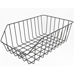   Kosár Kerékpárra Ritkaszövésű Hátsó Csomagtartóra Fekete  Xl