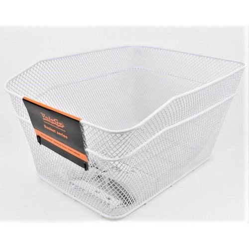 Kosár Kerékpárra Velogo Hátsó Csomagtartóra Nagy Fehér Xxl