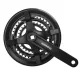 Hajtómű Kerékpárra Mtb Alu Z 28-38-48 Shimano Fc Ty301 Fekete