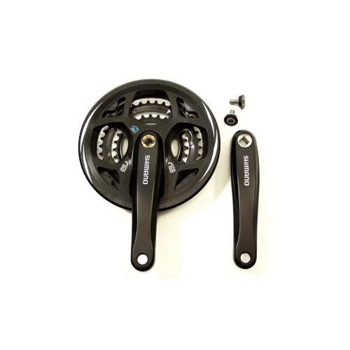 Hajtómű Kerékpárra Alu Z 28-38-48 Shimano Fcm-311 Fekete