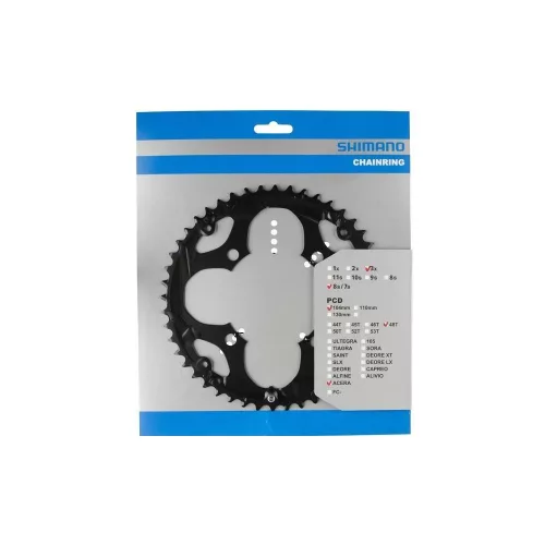Lánckerék Kerékpárra Shimano Fcm361 Fekete 3x8 Pdc 104mm
