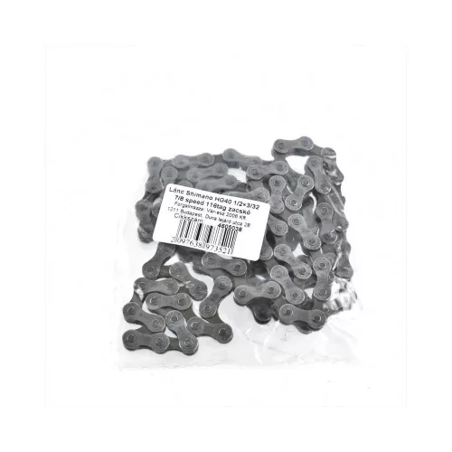 Lánc Kerékpárra Shimano Hg40 1/2X3/32 7/8 Sebesség 116Tag Zacskó