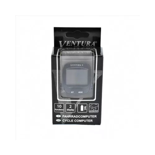 Kerékpár Computer Ventura Iv 10 Funkciós Fekete