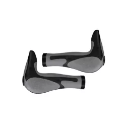   Kormány Fogantyú Kerékpárra Ergonomic Fekete/Szürke Toldatos 150Mm