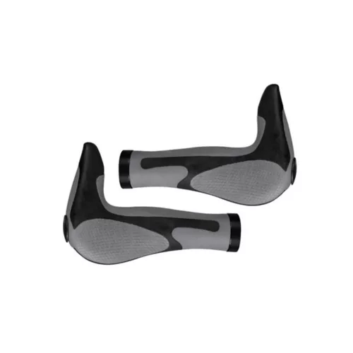 Kormány Fogantyú Kerékpárra Ergonomic Fekete/Szürke Toldatos 150Mm