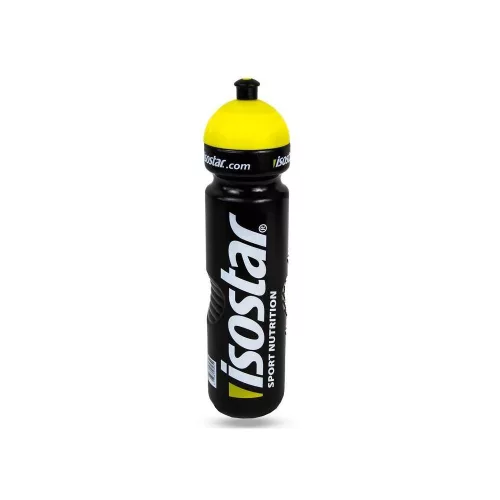 Kerékpár Kulacs 1000Ml Isostar Fekete Sárga Kupak