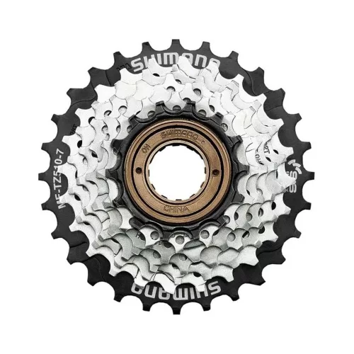 Racsni Kerékpárra 7-es 14-28 Shimano Tz510 Ezüst/Fekete
