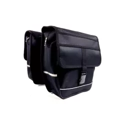   Kerékpár Táska Csomagtartóra 2 Részes Fekete Spencer 28L