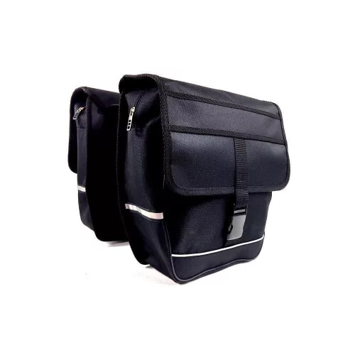 Kerékpár Táska Csomagtartóra 2 Részes Fekete Spencer 28L