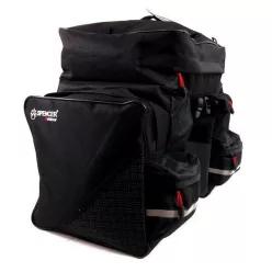 Kerékpár Táska Csomagtartóra 3 Részes Fekete Spencer