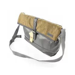   Kerékpár Táska Unisex Csomagtartóra, Kormányra, Vállra, Szürke