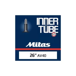   Kerékpár Belső Gumi Mitas 26 x 1,10/1,75 (28/47-559) Szelep Hossza 40mm Autó Szelep = Motor, Schrader, AV, SV