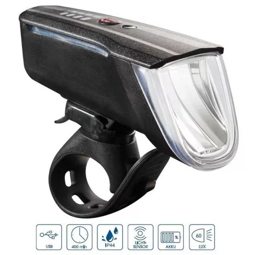 Lámpa Kerékpárra Első Velogo 1X1,5W Led Usb 100 Lumen Auto S