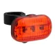 Villogó Hátsó Velogo 3 Led Piros Kerékpárra