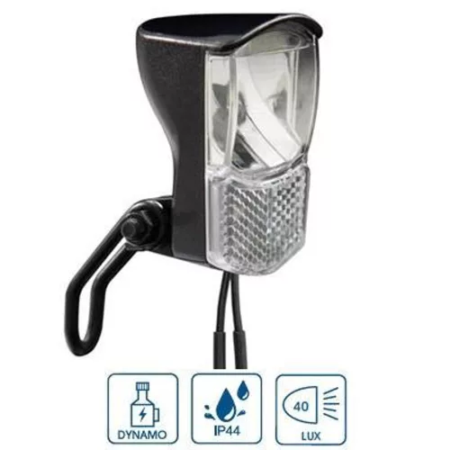 Lámpa Kerékpárra Első Velogo Agydinamós 1X3W Led 90 Lumen