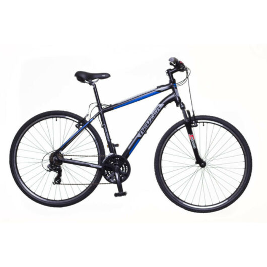 Neuzer X100 28" Férfi Cross kerékpár 19" Fekete/kék-szürke